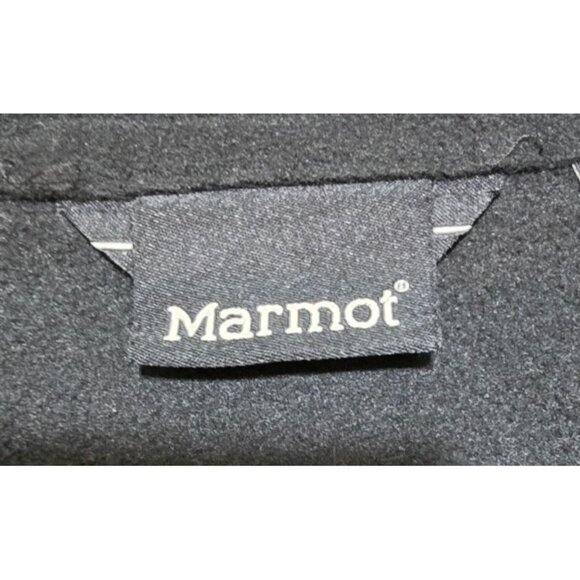 Marmot Polartec Fleece Jacket XL Mens Full Zip Black Outdoors Hiking Camping - Picture 3 of 16